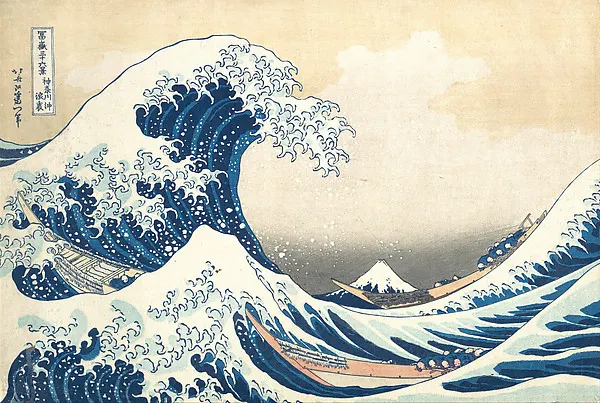 神奈川冲浪里，葛饰北斋